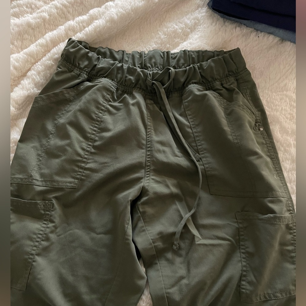 Olive Green Scrub Set Size Small